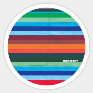 Modernist Lines Sticker